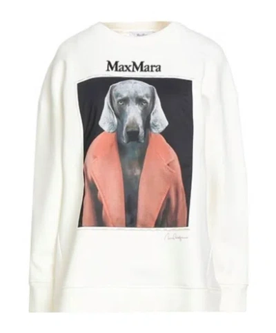 Max Mara Plain Colour Sweatshirts In Neutral