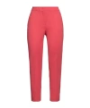 Max Mara Minimal Solid Twill Trousers In Pink