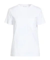 Max Mara Maxmara Taverna Logo T-shirt White In White