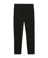Max Mara Tailored Black Trousers With Smooth Finish And Functional Pockets In Black