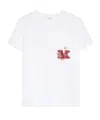 Max Mara Logo-embroidered Crewneck T-shirt In White