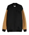 Max Mara Plain Knitted Pilot Casual Jacket In Black