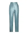 Max Mara Plain Simple Casual Pants In Blue