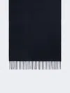 Max Mara Plain Wool Stole In Ultramarine