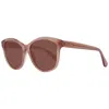 Max Mara Brown Plastic Sunglasses In Brown