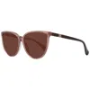 Max Mara Brown Plastic Sunglasses In Brown