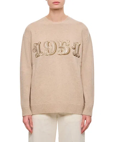 Max Mara Plata Sweater In Neutral