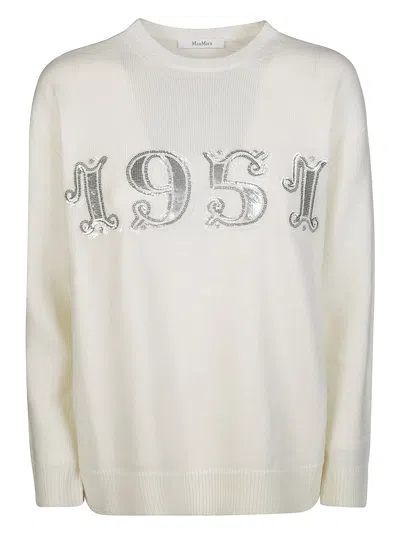 MAX MARA MAX MARA PLATA MAGLIA 1951 STRASS