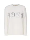 Max Mara Form With Embroidery And Sequins Pullover In White
