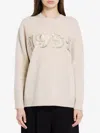 Max Mara Plata Sweater In Beige