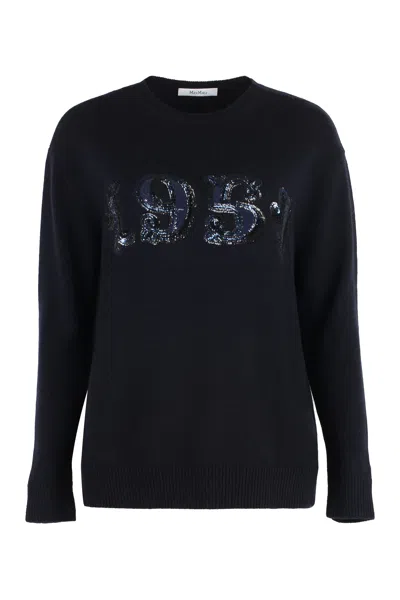 MAX MARA MAX MARA PLATA WOOL AND CASHMERE SWEATER