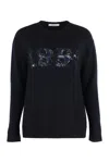Max Mara Plata Wool And Cashmere Sweater In Blue