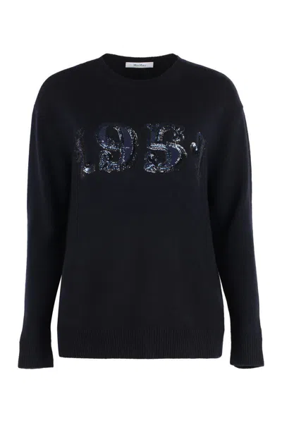 MAX MARA MAX MARA PLATA WOOL AND CASHMERE SWEATER