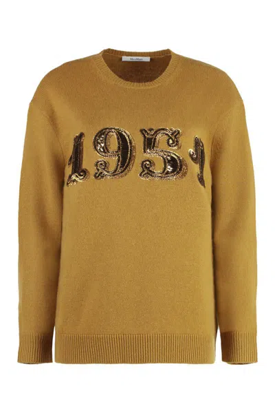 MAX MARA MAX MARA PLATA WOOL AND CASHMERE SWEATER