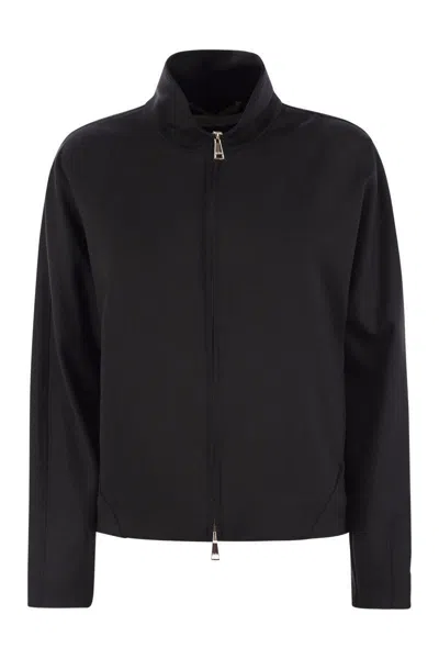 MAX MARA MAX MARA PLAVA - POLYAMIDE BLEND SWEATSHIRT