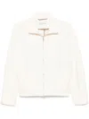 Max Mara Plava Neoprene Zip Jacket