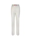 Max Mara Quasar White Trousers In White