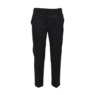 Max Mara Belt Loops Slacks In Black