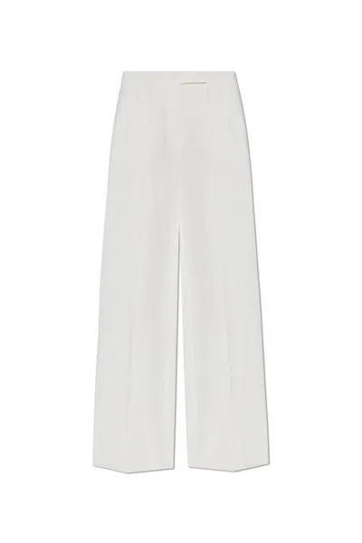 MAX MARA PLEAT DETAILED WIDE LEG TROUSERS