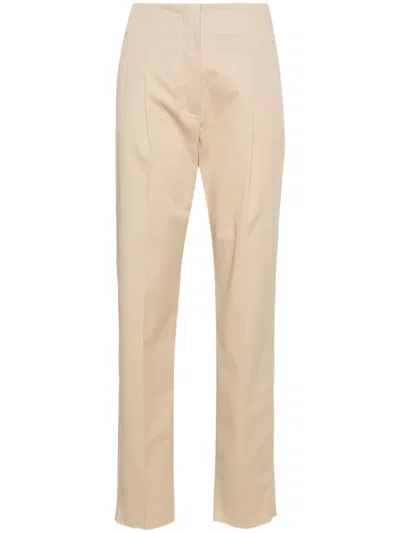Max Mara Pleat-detailing Trousers In Neutrals