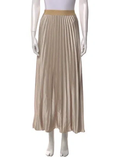 Pre-owned Max Mara Pleated Accents Midi Length Skirt W/ Tags