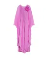 Max Mara Pleated Blouse Dress In Pink
