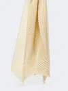 Max Mara Pleated Cashmere Stole In Neutral