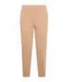 Max Mara Beige Cotton Pegno Pants In Brown