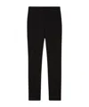 Max Mara Tailored Trousers With Belt Loops And Pockets In Black