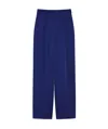 Max Mara Pleated Casual Pants In Blue