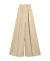 Max Mara Pleated Casual Pants In Brown