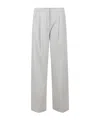 Max Mara Pleated Casual Pants In Gray