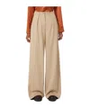 Max Mara Pleated Casual Pants In Neutral
