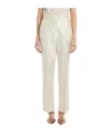Max Mara Carina Straight-leg Linen Trousers In Nude