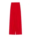 Max Mara Senna High-waisted Trousers In Red
