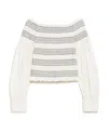 Max Mara Pleated Design Blouse In White