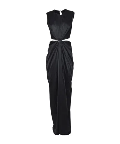 MAX MARA MAX MARA PIANOFORTE PANARO HOURGLASS GATHERED SLEEVELESS DRESS
