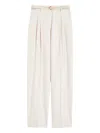 Max Mara Studio Entrata Trouser Beige In Multi