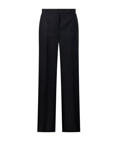 Max Mara Pleated Front Casual Pants In Black