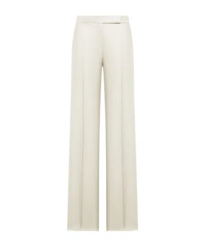 Max Mara Pleated Front Casual Pants In Neutral