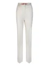 Max Mara Studio Pantalone Alabama Bianco In White