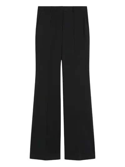 Max Mara Pleated-front Trousers In Black