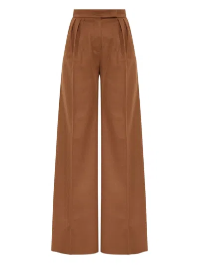 MAX MARA PLEATED-FRONT TROUSERS