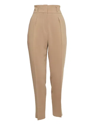 Pre-owned Max Mara Pleated High-waist Trousers