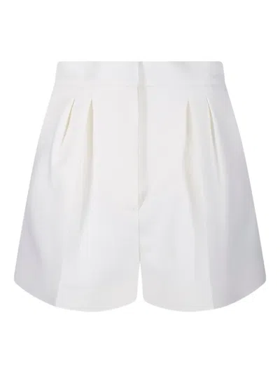 Max Mara Pleated High-waisted Shorts