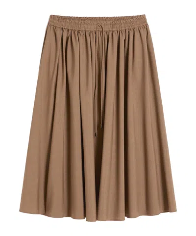 MAX MARA PLEATED MIDI SKIRT