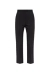 Max Mara Pleated Pants Nepeta In Black