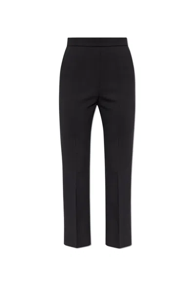 Max Mara Pleated Pants Nepeta In Black
