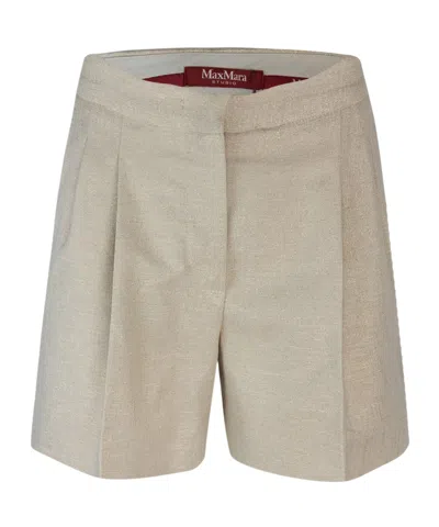 MAX MARA MAX MARA STUDIO FAVILLA PLEAT DETAILED SHORTS