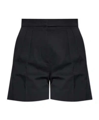 MAX MARA MAX MARA TABACCO PLEATED SHORTS
